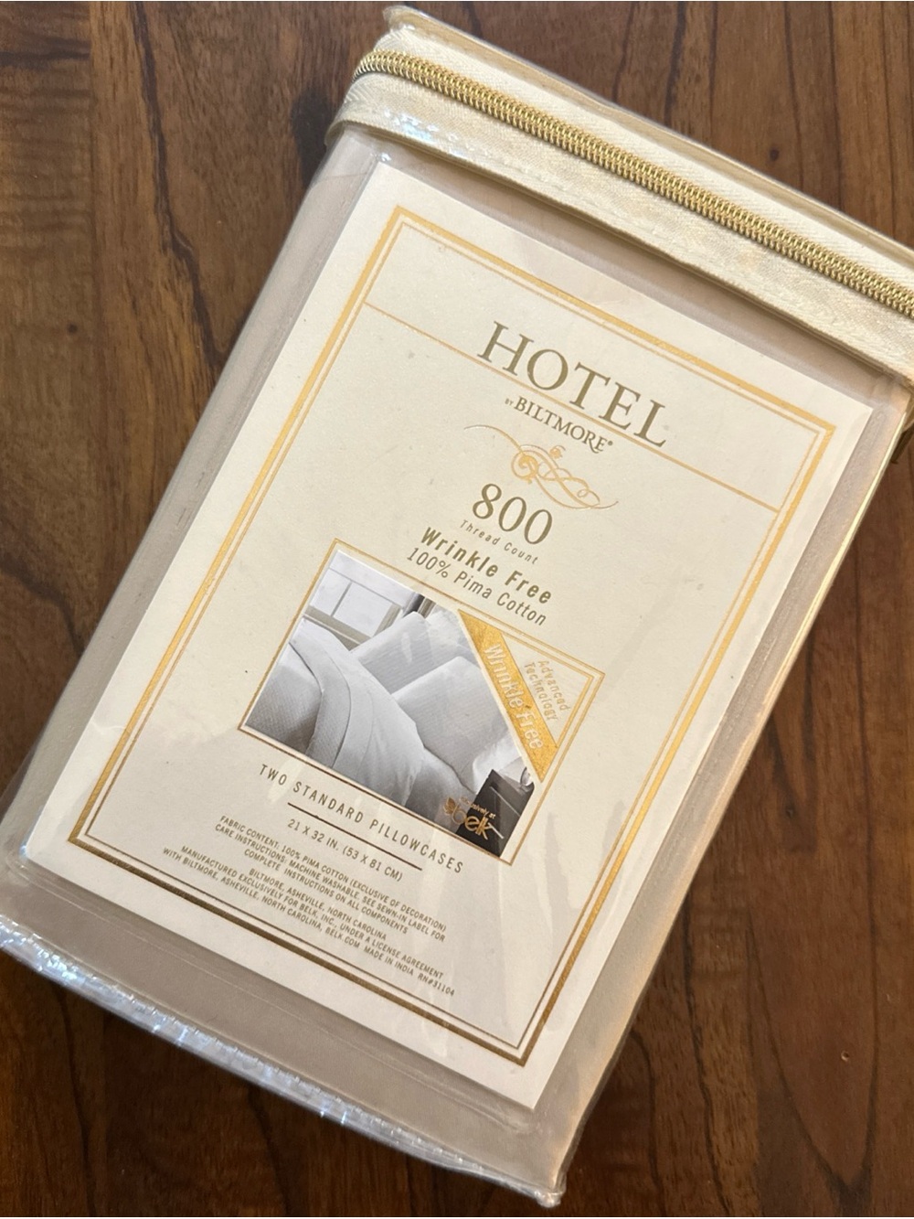 2 NEW BILTMORE HOTEL COLLECTION Standard Pillowcases 800 THREAD COUNT MSRP $75